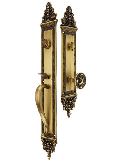 25 1/2" Apollo Thumblatch Entry Set With Interior Knob or Lever